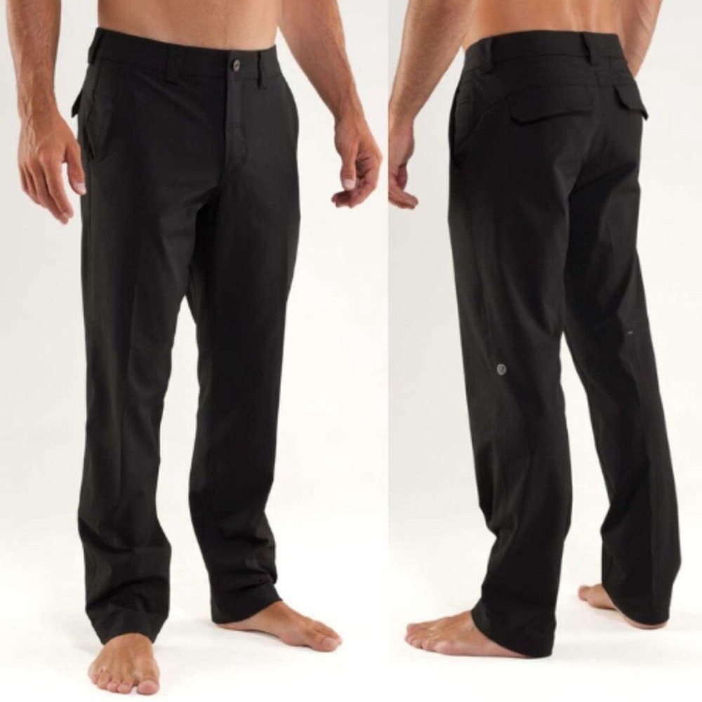 Lululemon Mens Work To Play Pinstripe Flap Pocket Pants